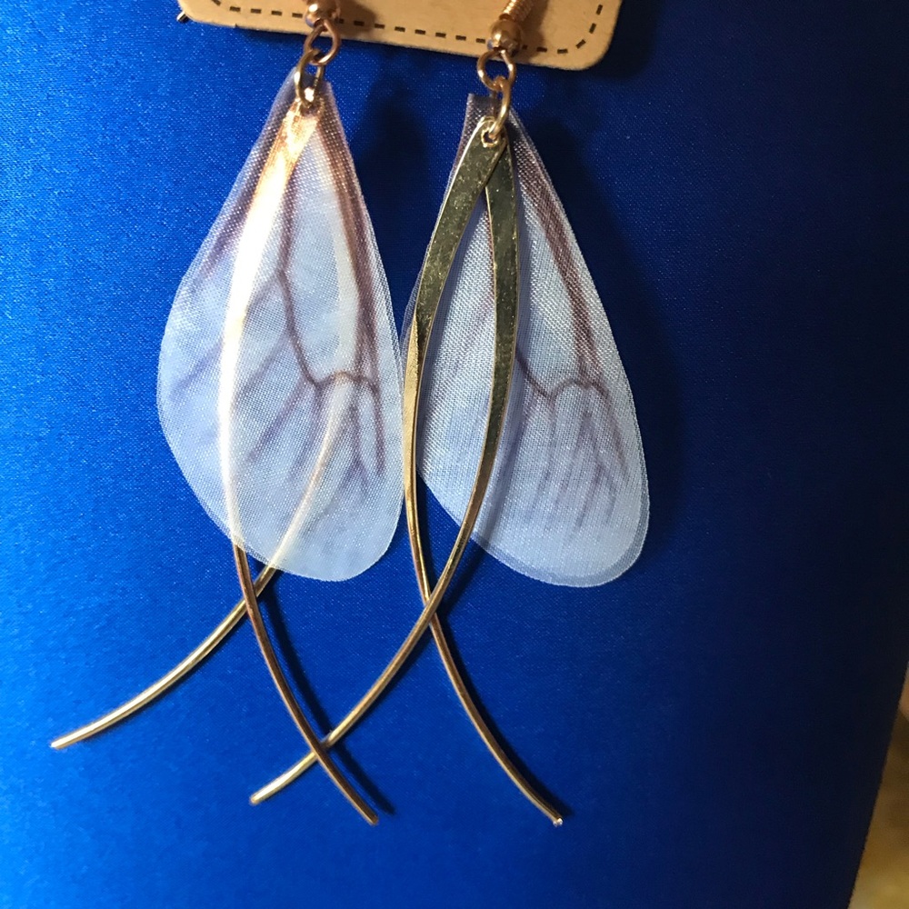 Fairy wings earrings cosplay
